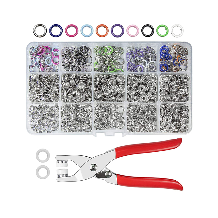 ButtonPliers, profesionálna sada na prichytenie gombíkov